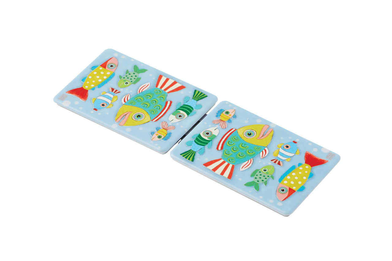 School of Fish Compact Mirror