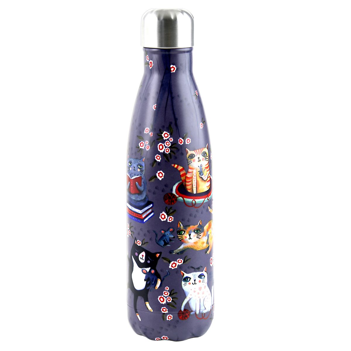 Crazy Cats Water Bottle