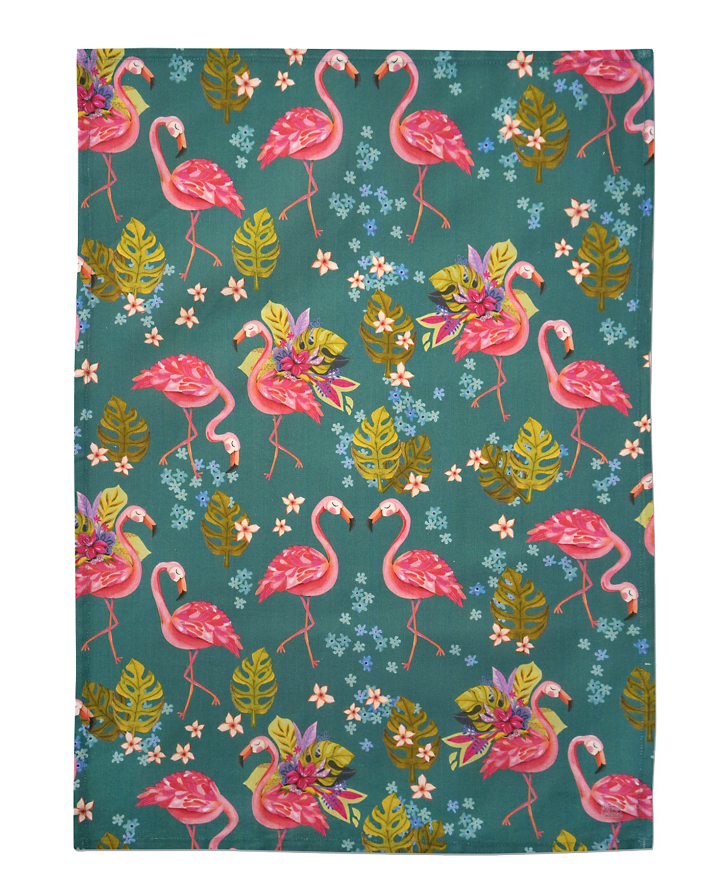 Flamingos Tea-Towel