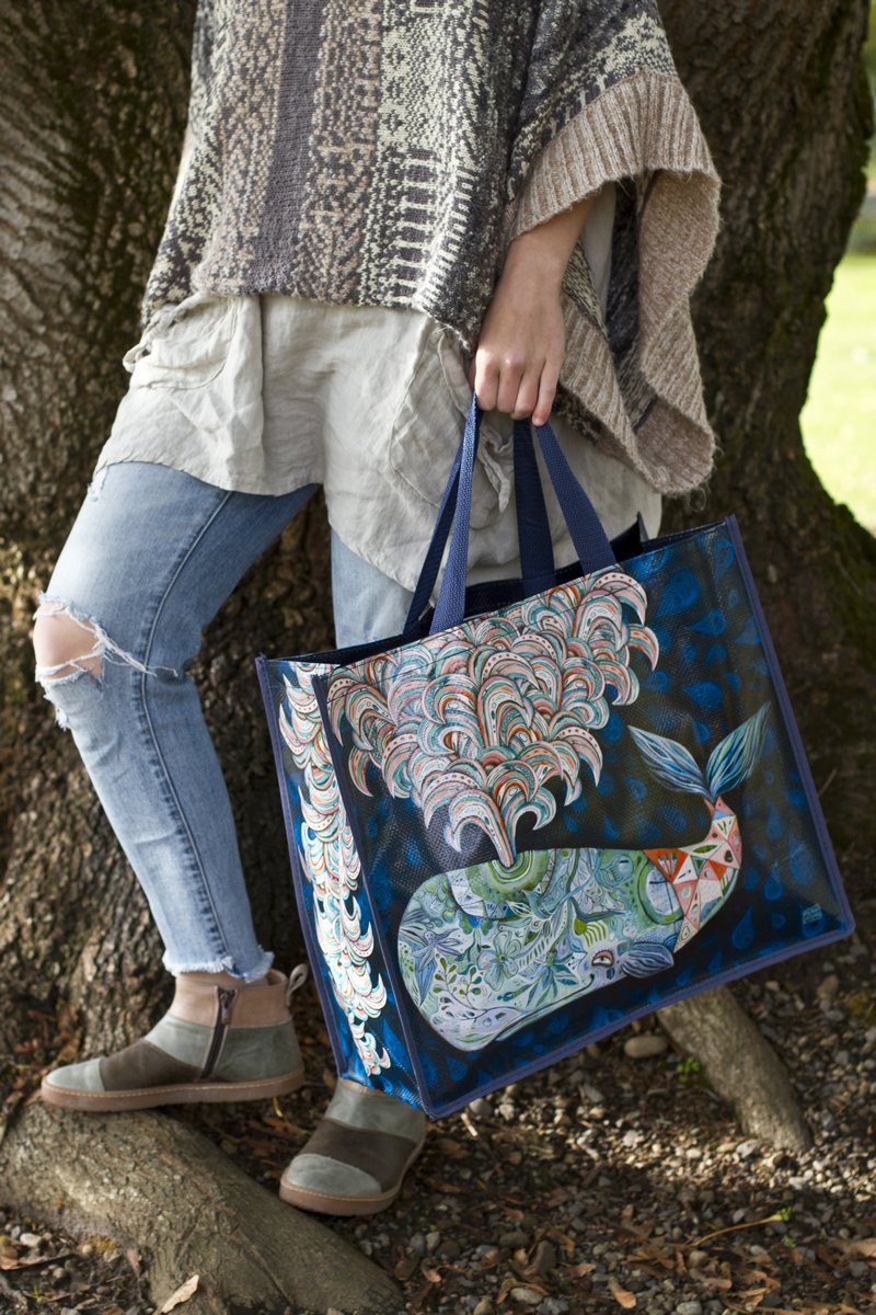 Whale Shopper/Beach Bag