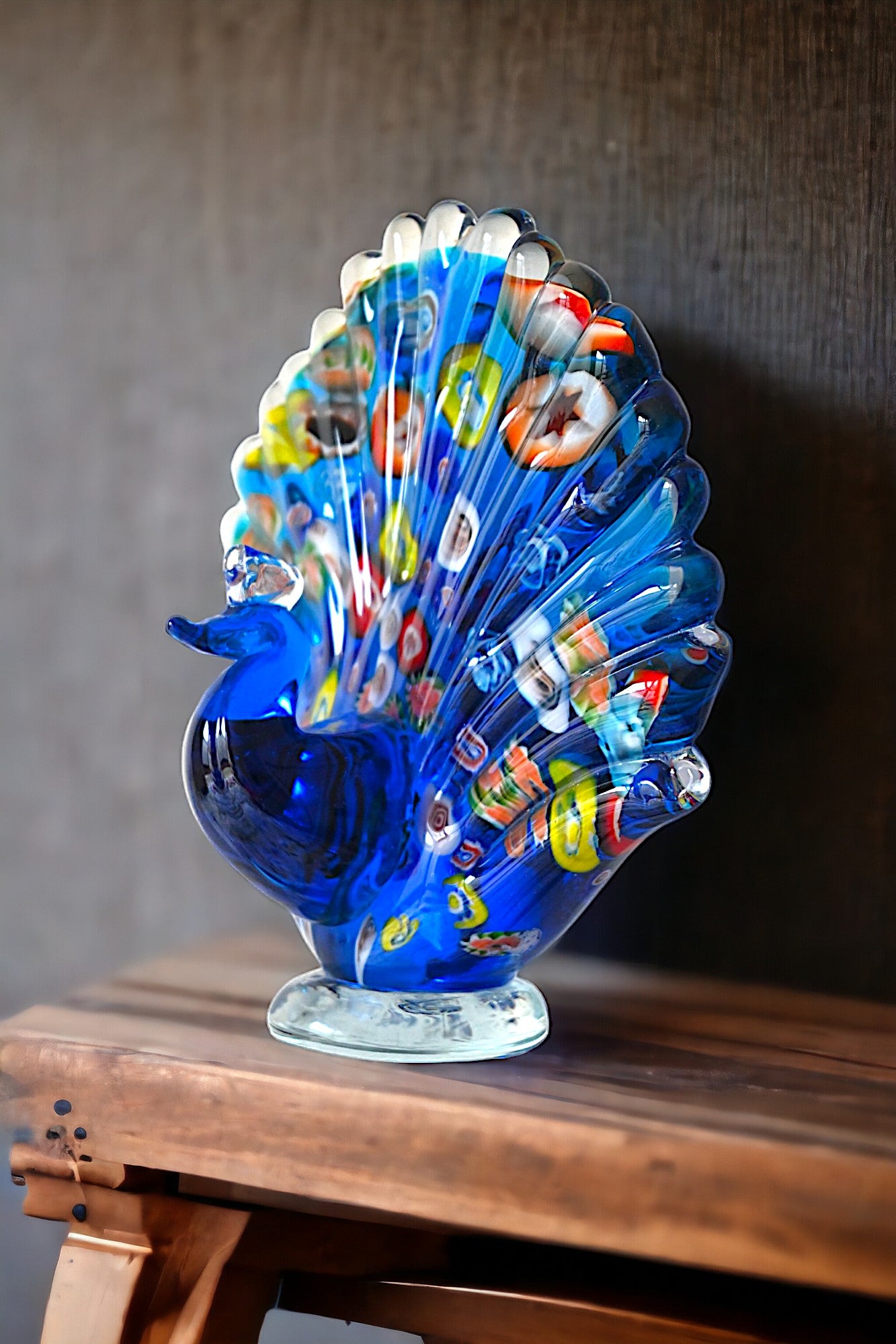 Peacock Blue-Multicolour