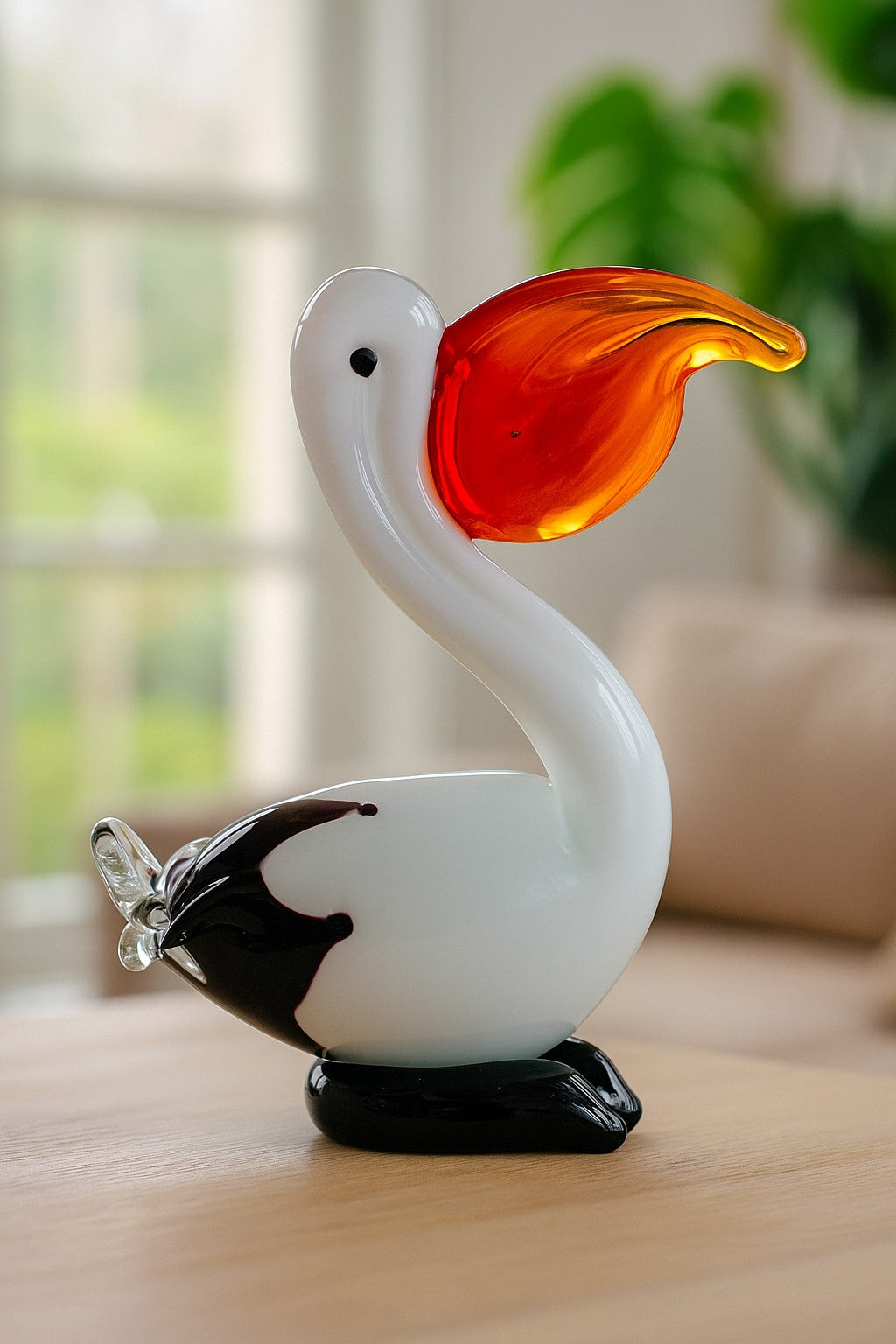 Pelican-White & Black