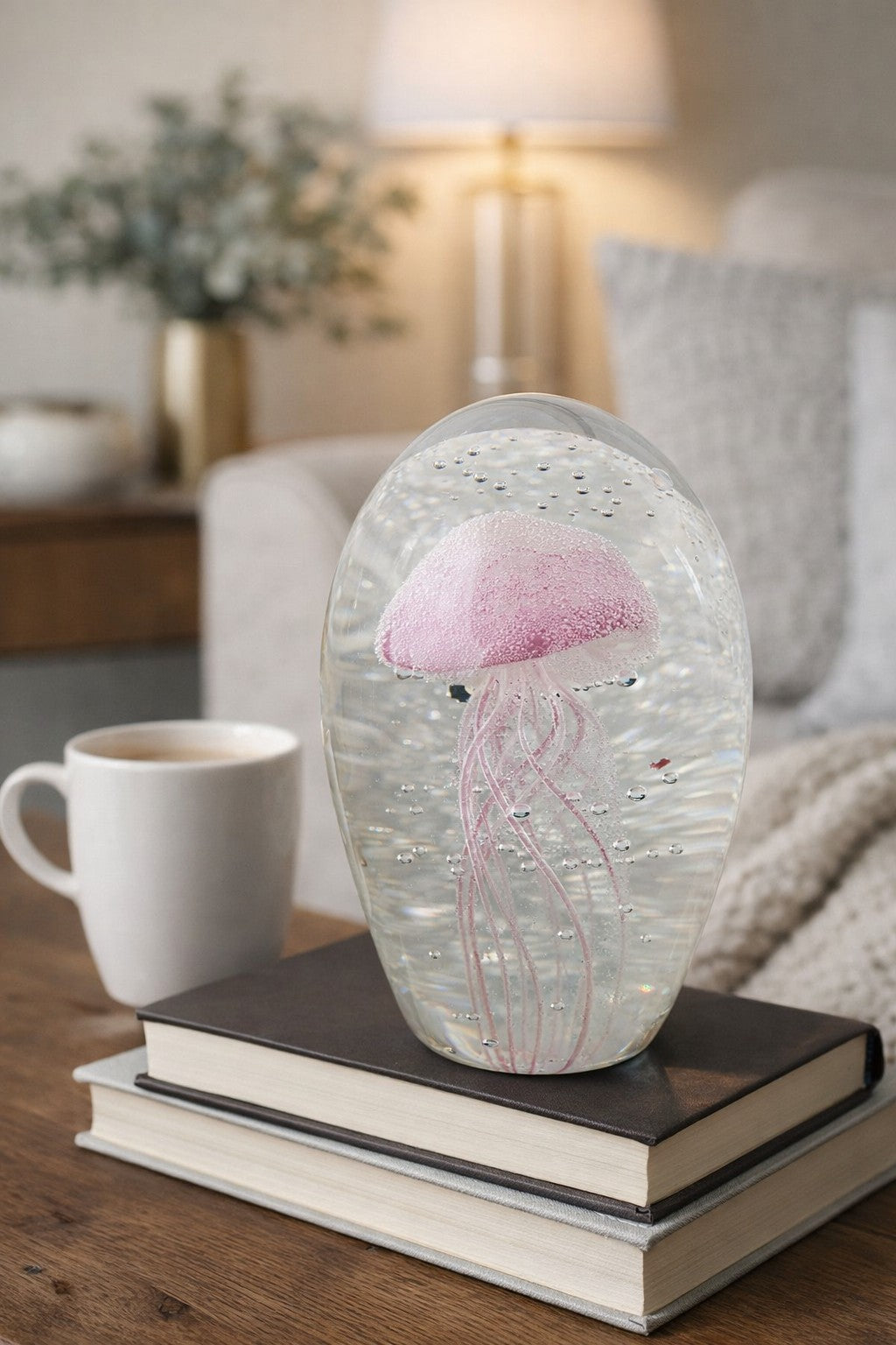 Pink Jelly Paperweight