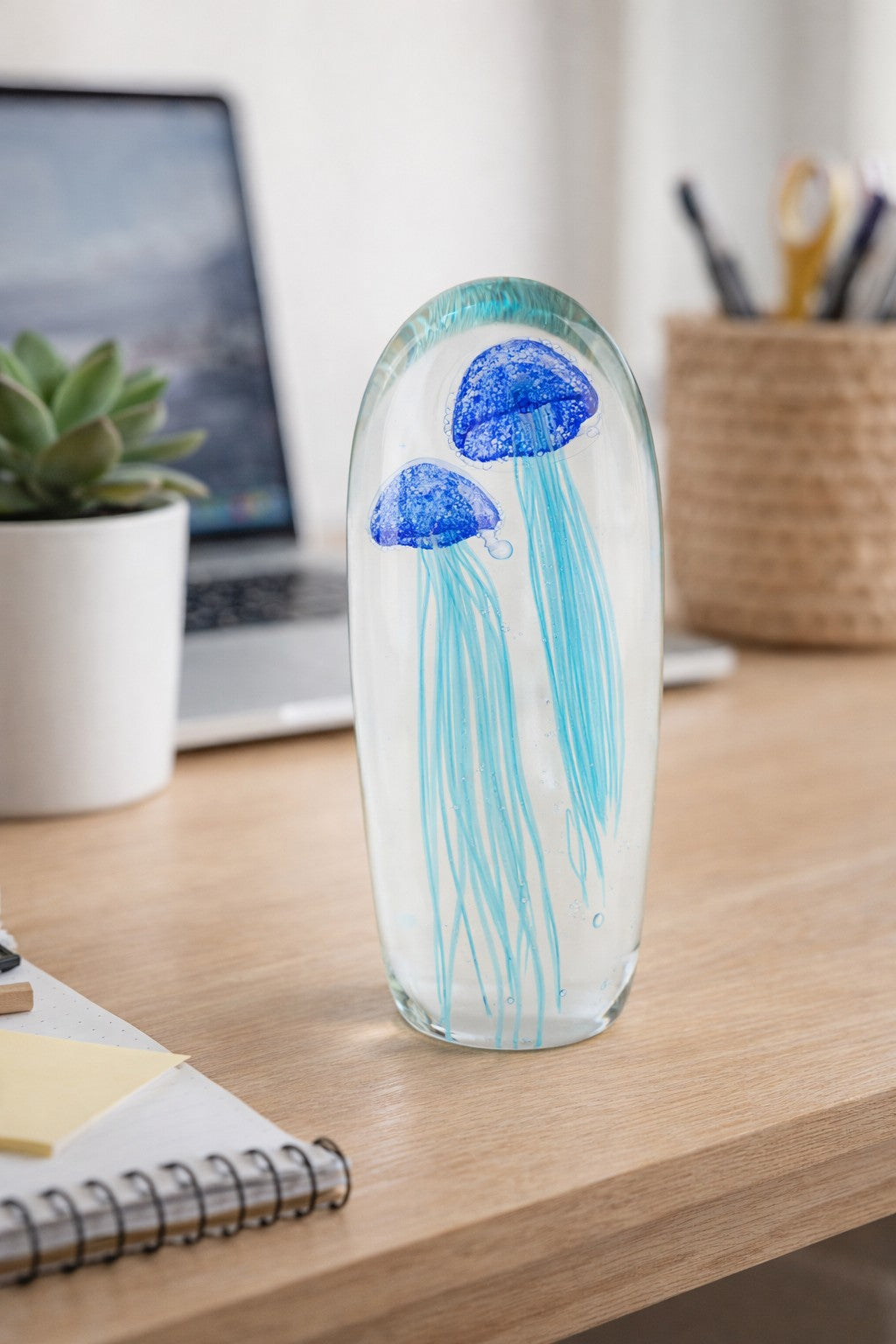Double Jelly Glass Paperweight