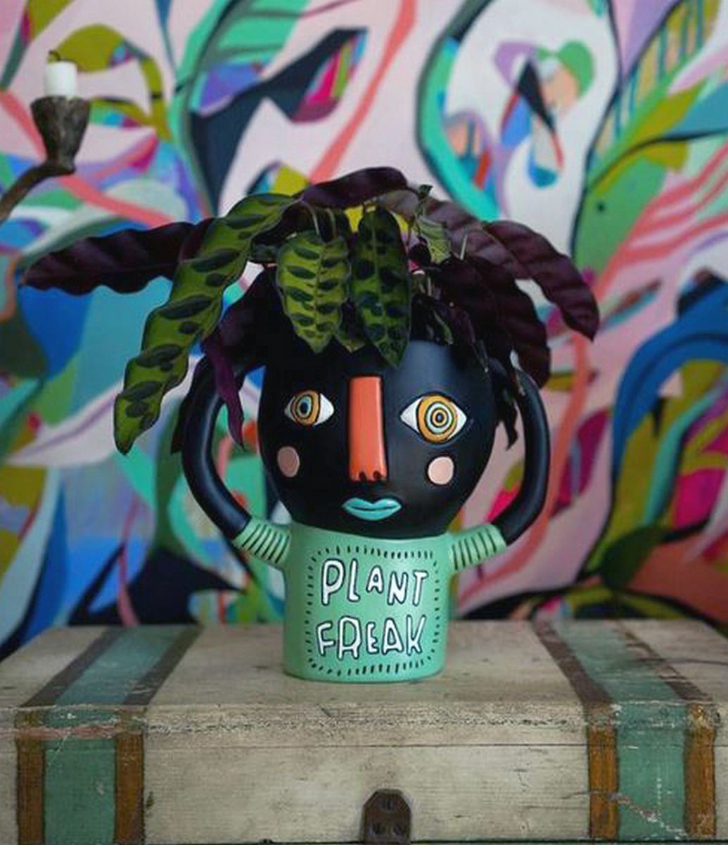 Plant Freak Black Planter
