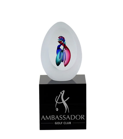 Crystal Award on Black Base