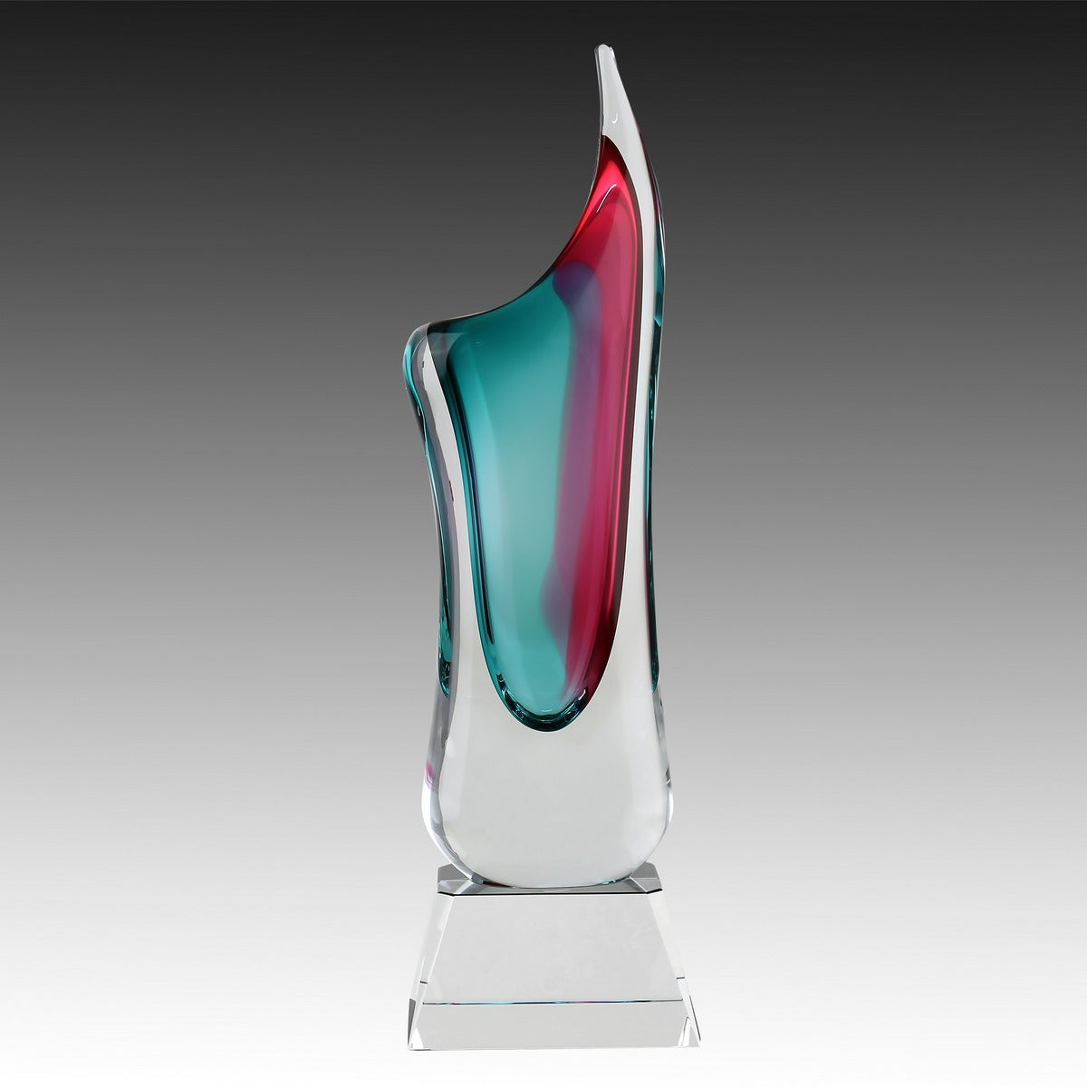 Crystal Vase on Clear Base