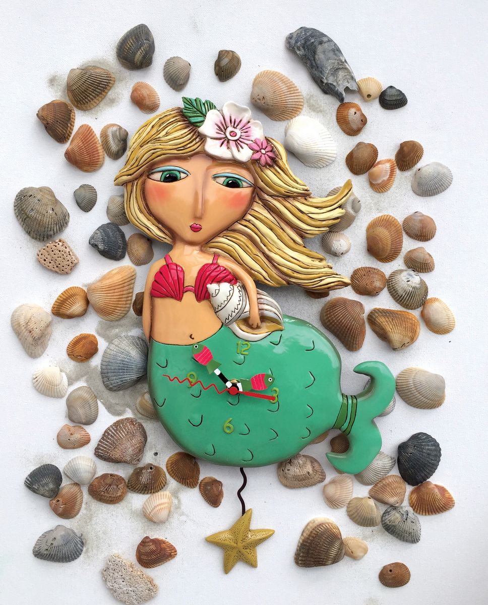 Shelley Mermaid Clock