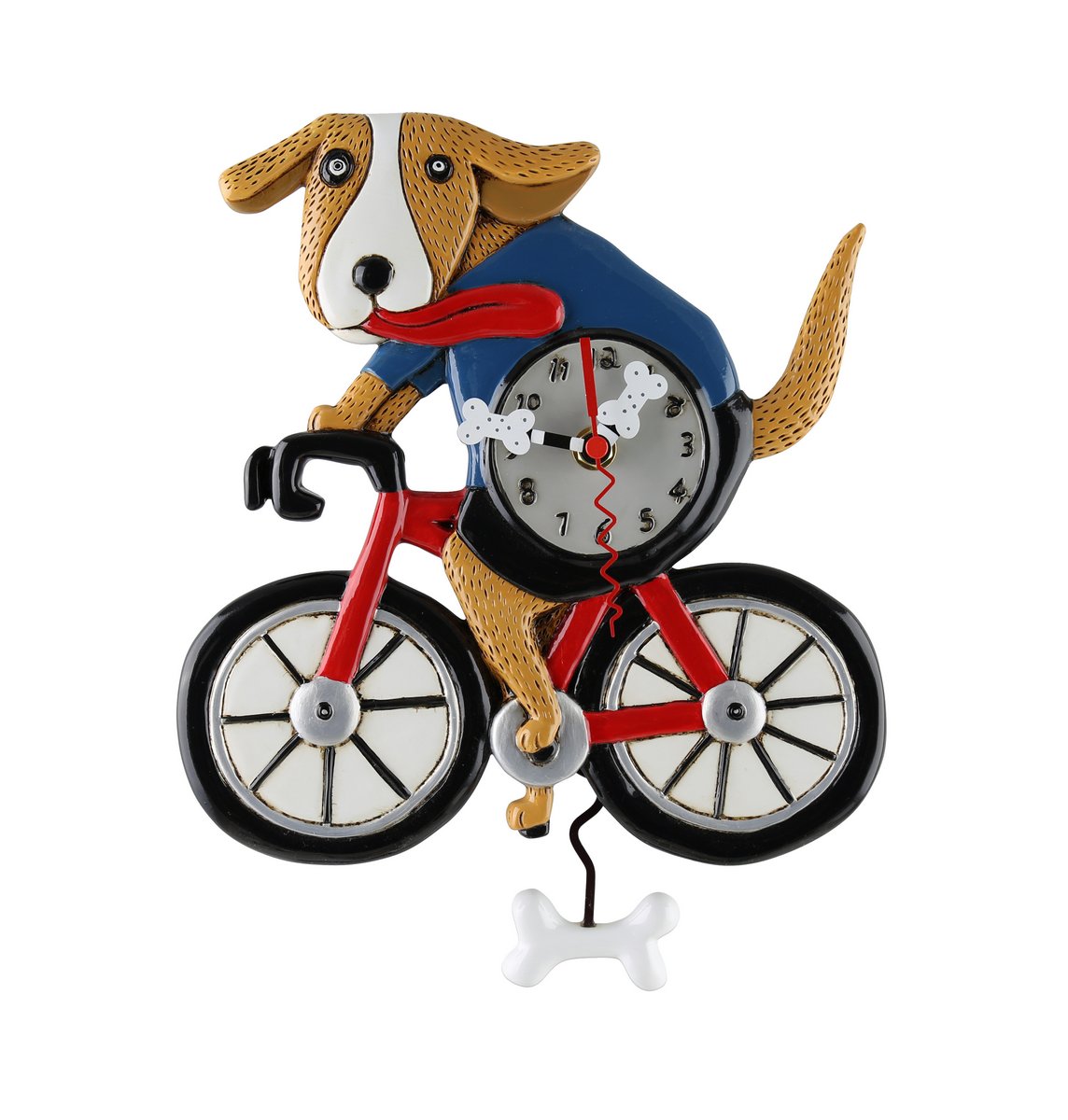 Bicycle Dog Clock