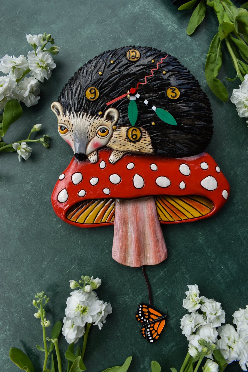 Hank The Hedgehog Clock