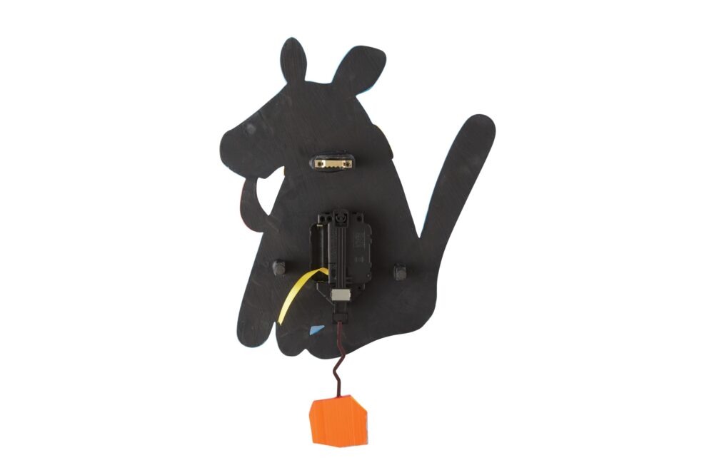 Blue Buddy Dog Clock