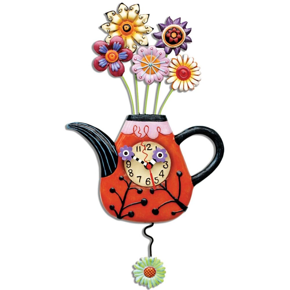 Flowerteaful Clock