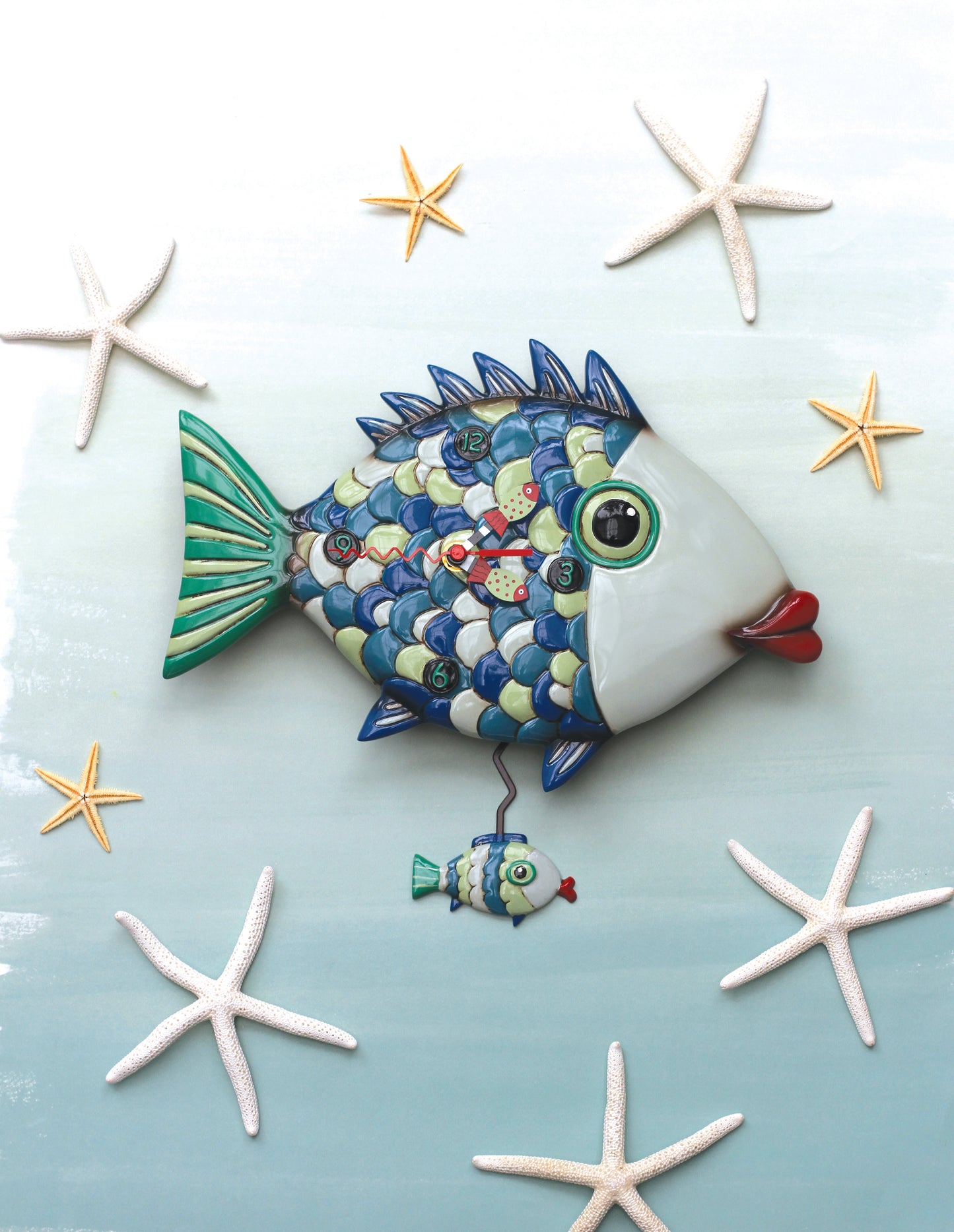 Fishy Lips Clock