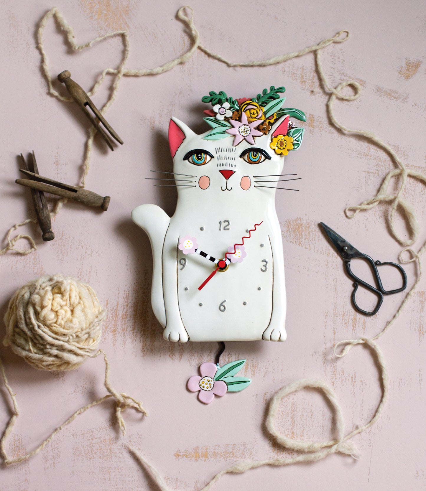 Pretty Kitty Clock