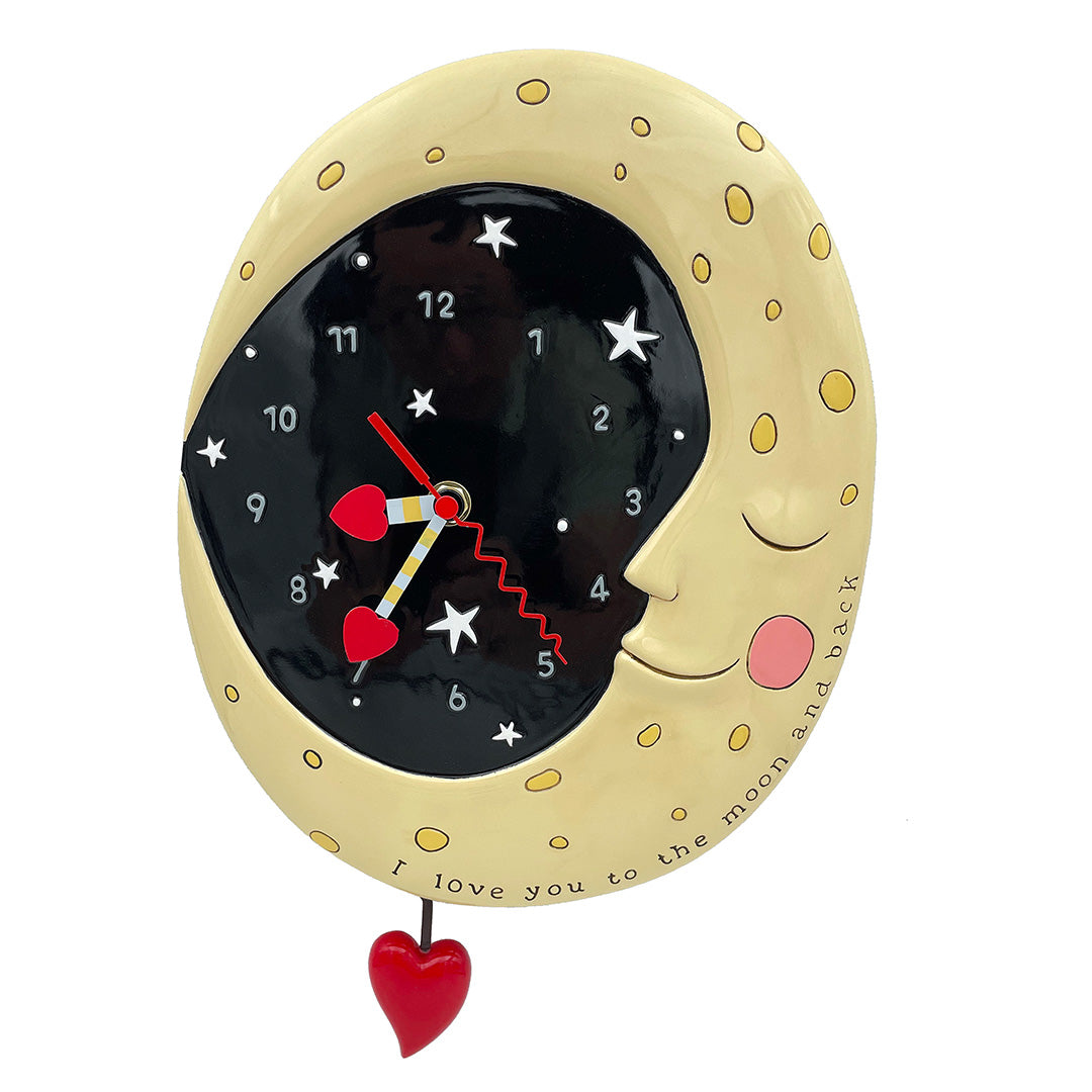 I love you to the Moon Clock