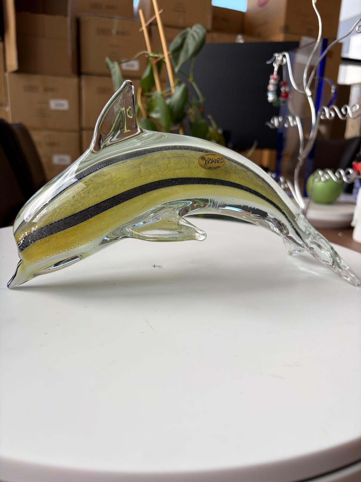 Glass Dolphine Large