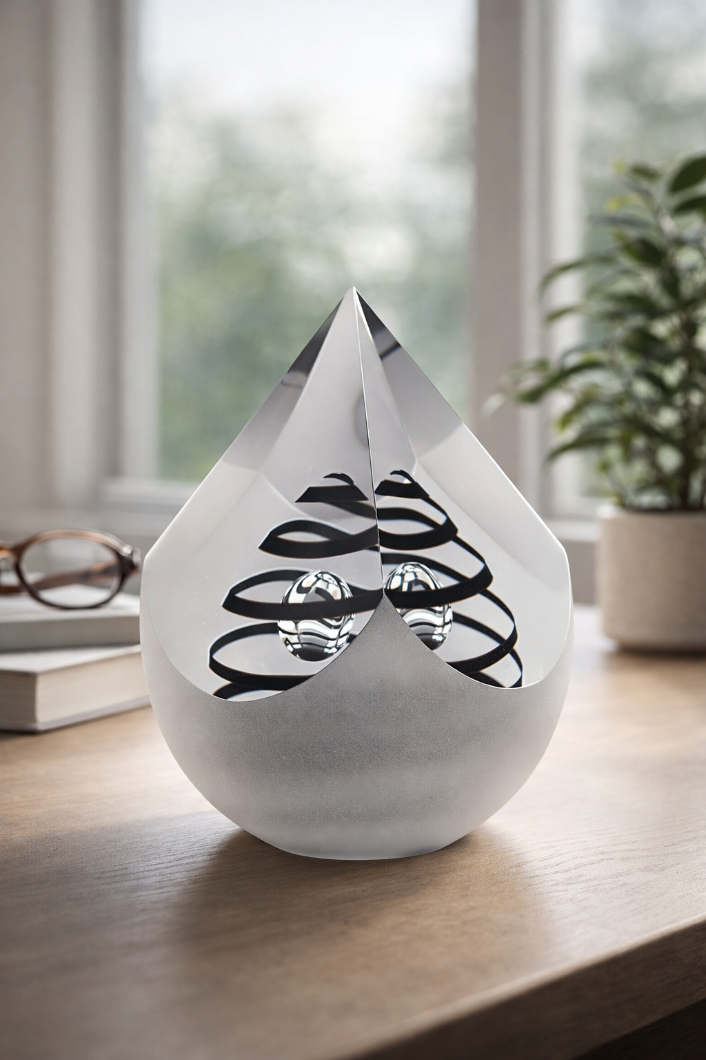 Crystal Egg Black – Cut Sides