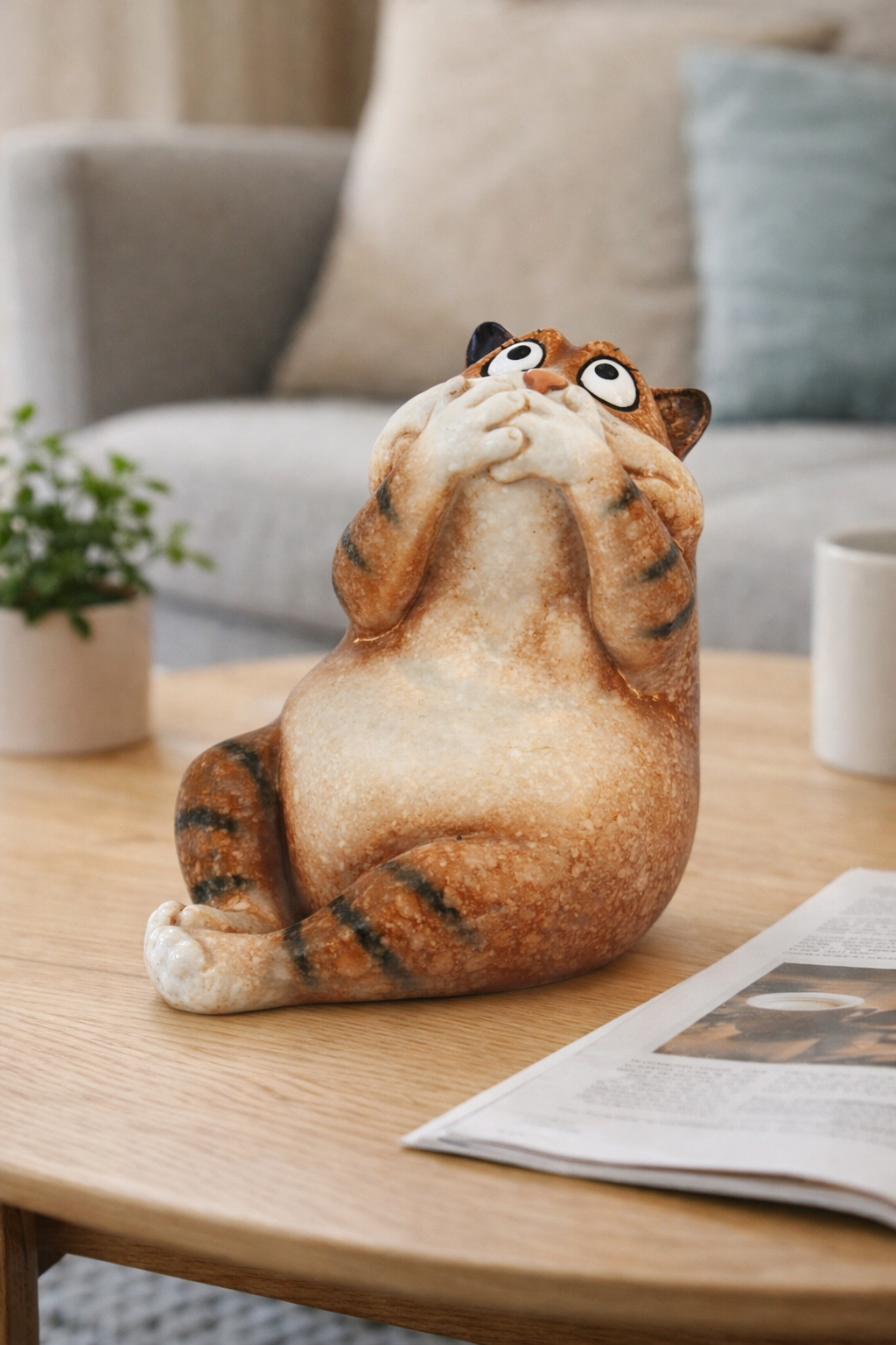 Brown Cat “what the…”