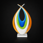 Majesty on Glass Base