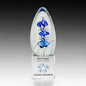 Blue Cortina on Crystal Base