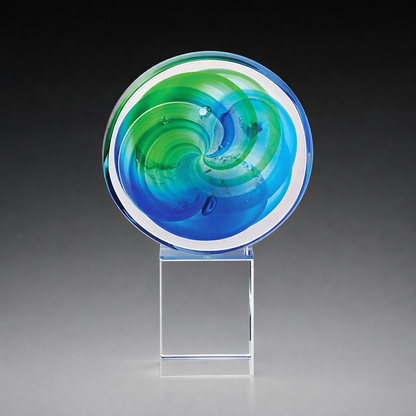 Tall Bloom on Crystal Base