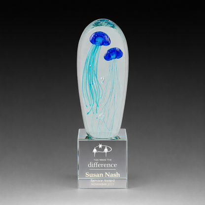 Monte Lope Double Blue on Crystal Base