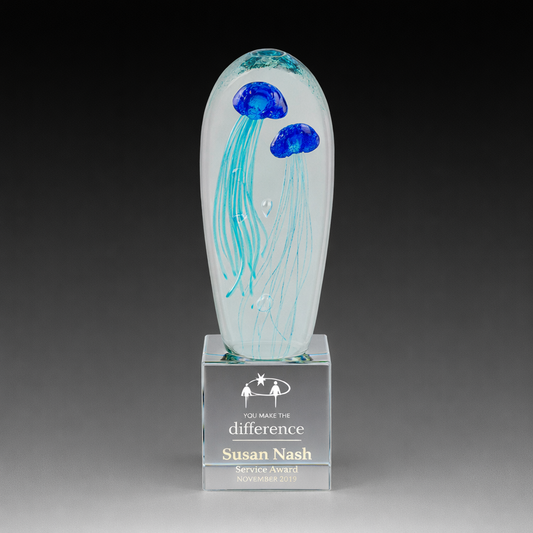 Monte Lope Double Blue on Crystal Base