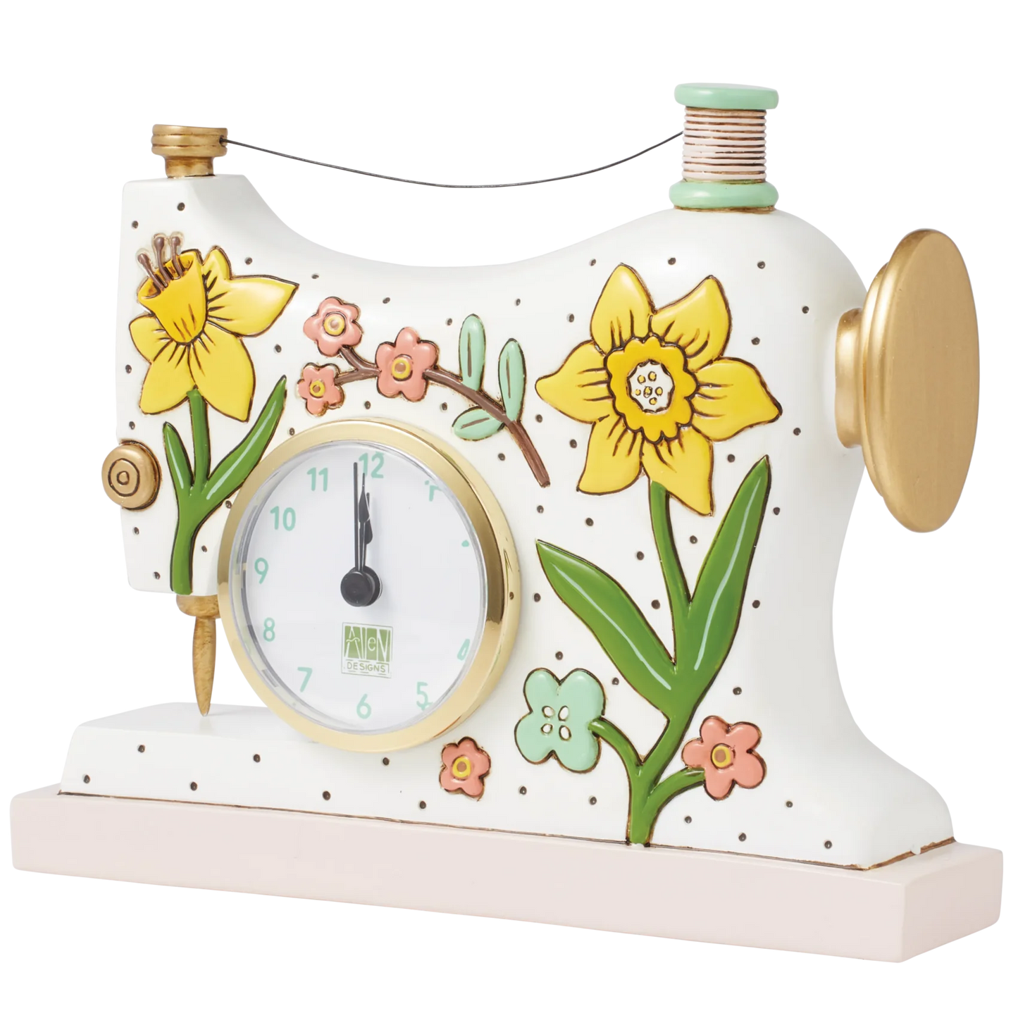 Sew Happy Desk Clock