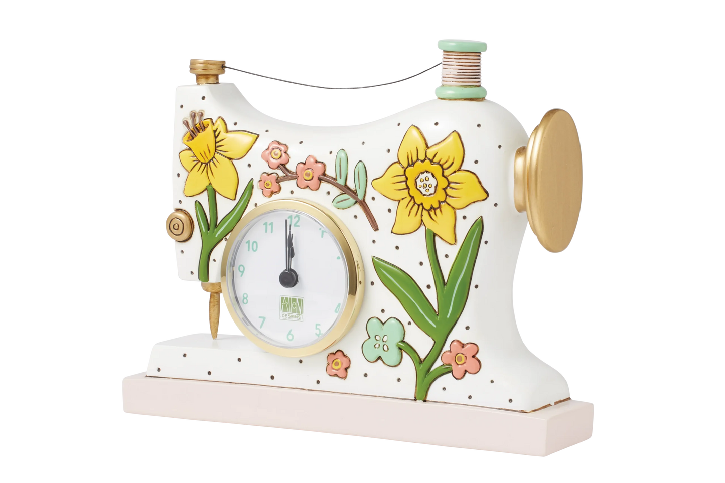 Sew Happy Desk Clock