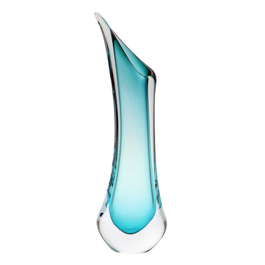 Crystal Vase Turquoise