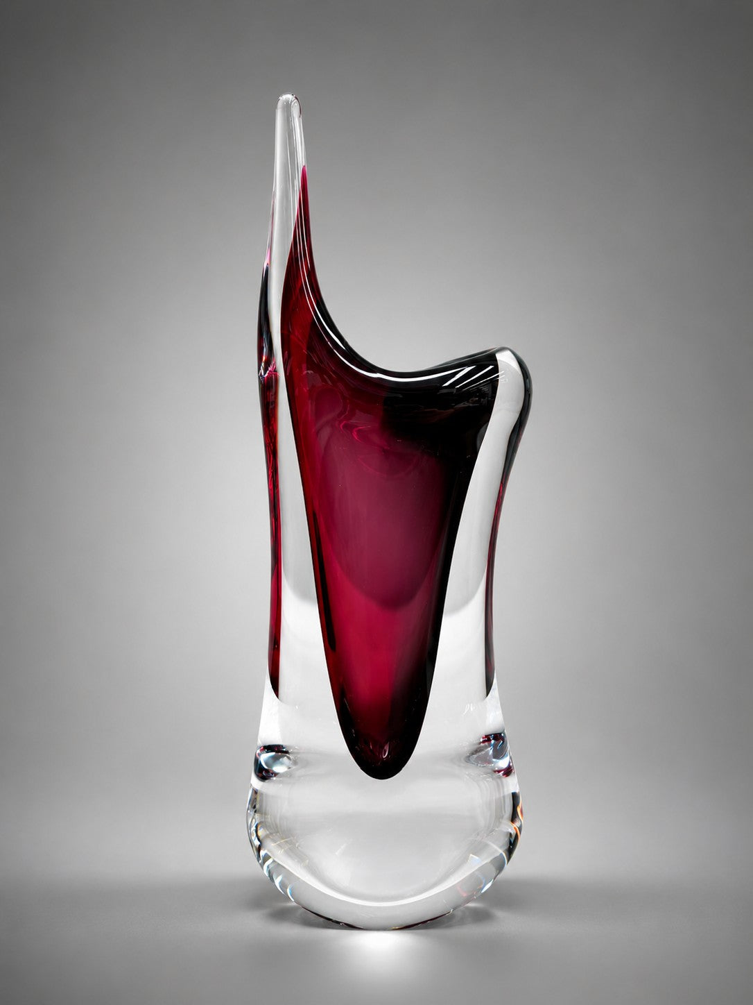 Crystal Vase Pink & Black