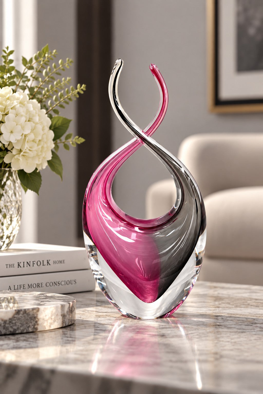 Crystal Basket Pink, Black