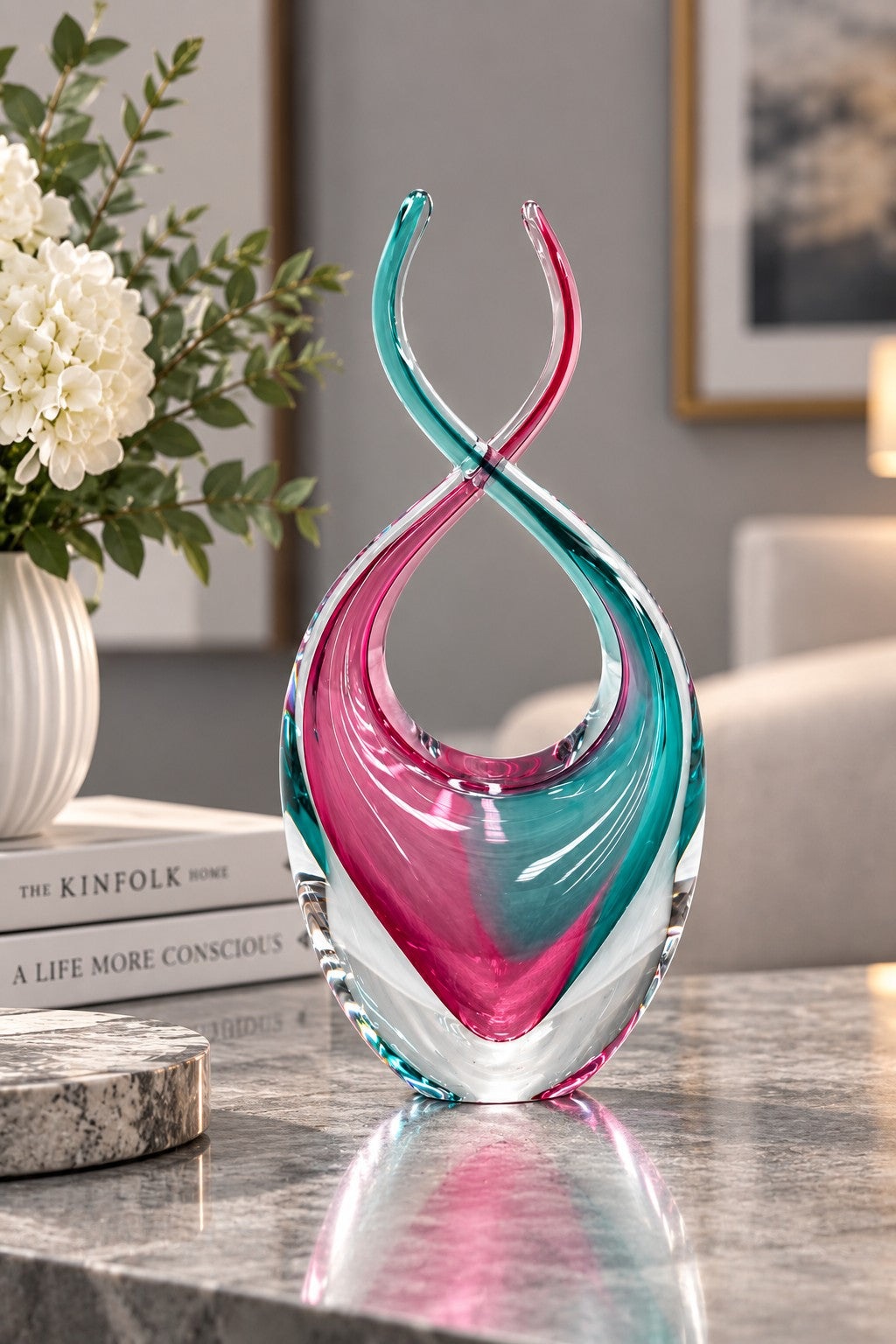 Crystal Basket Pink, Turq
