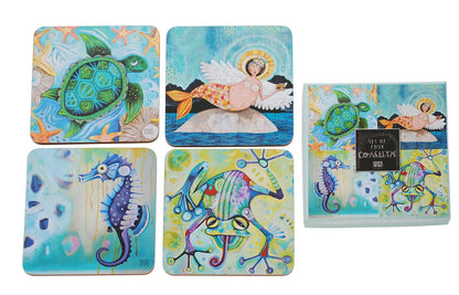 Water Dwellers Coasters