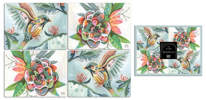 Bird-Flower Placemats