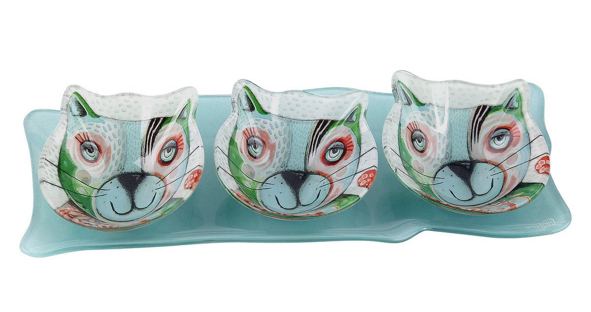 Cat & Wine Set