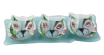 Cat & Wine Set