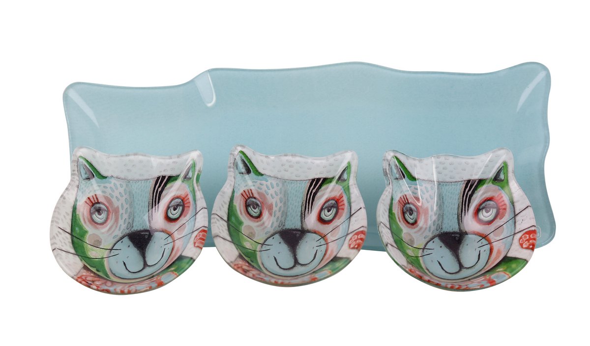 Cat & Wine Set