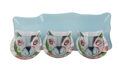 Cat & Wine Set