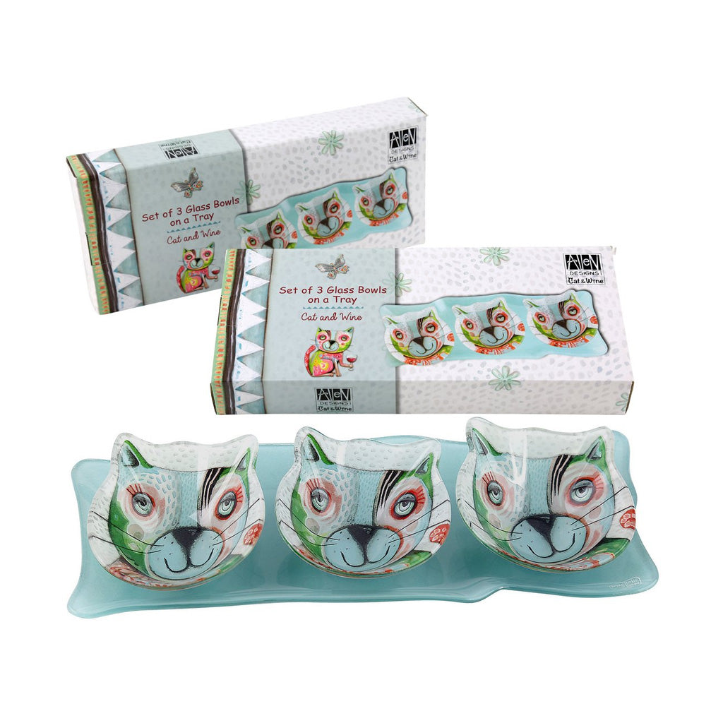 Cat & Wine Set