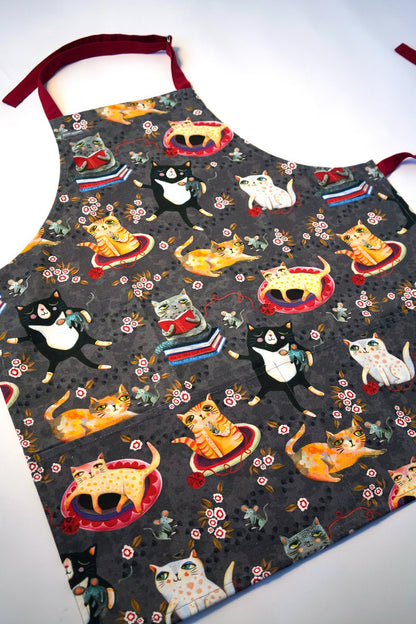Crazy Cats Apron