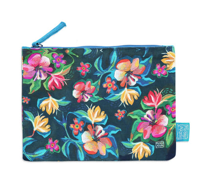 Moody Flowers Pouch