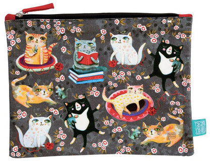 Crazy Cats XLarge Pouch