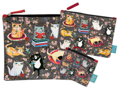 Crazy Cats XLarge Pouch