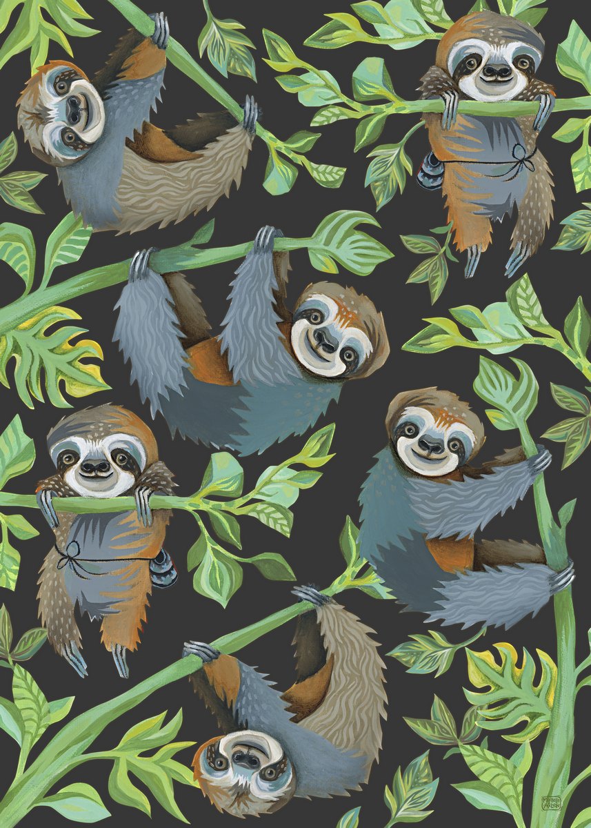 Slow Poke Tea-Towel