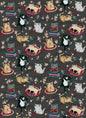Crazy Cats Tea-Towel