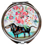 Dog With Flowers Pill Box