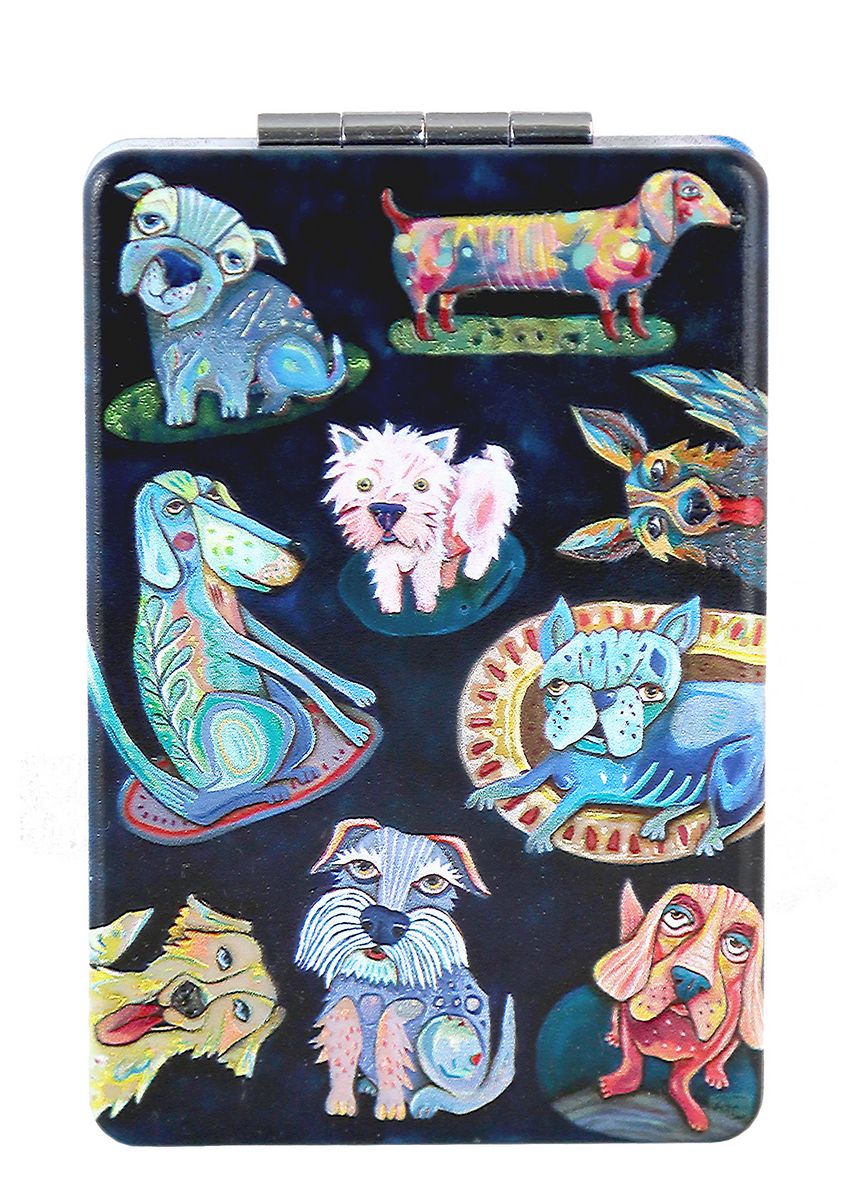 Dog Park Compact Mirror