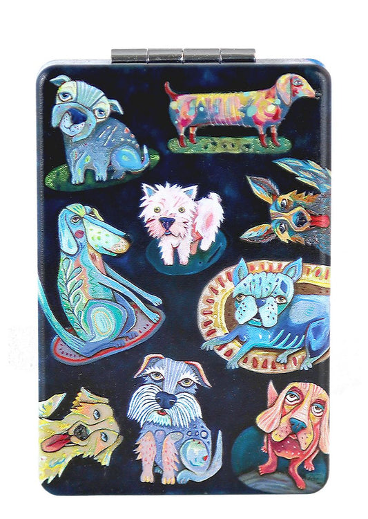 Dog Park Compact Mirror
