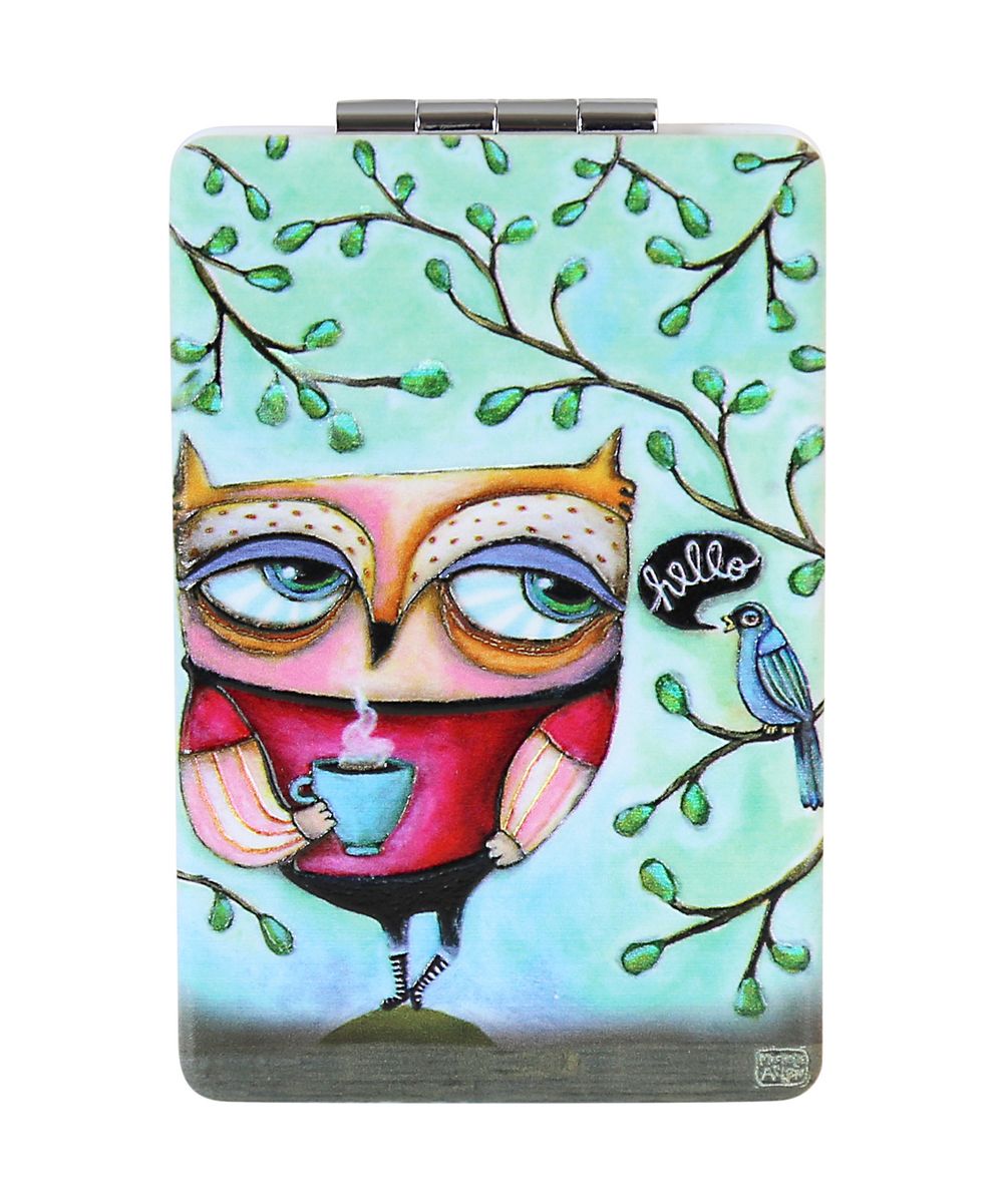 Hello Owl Compact Mirror